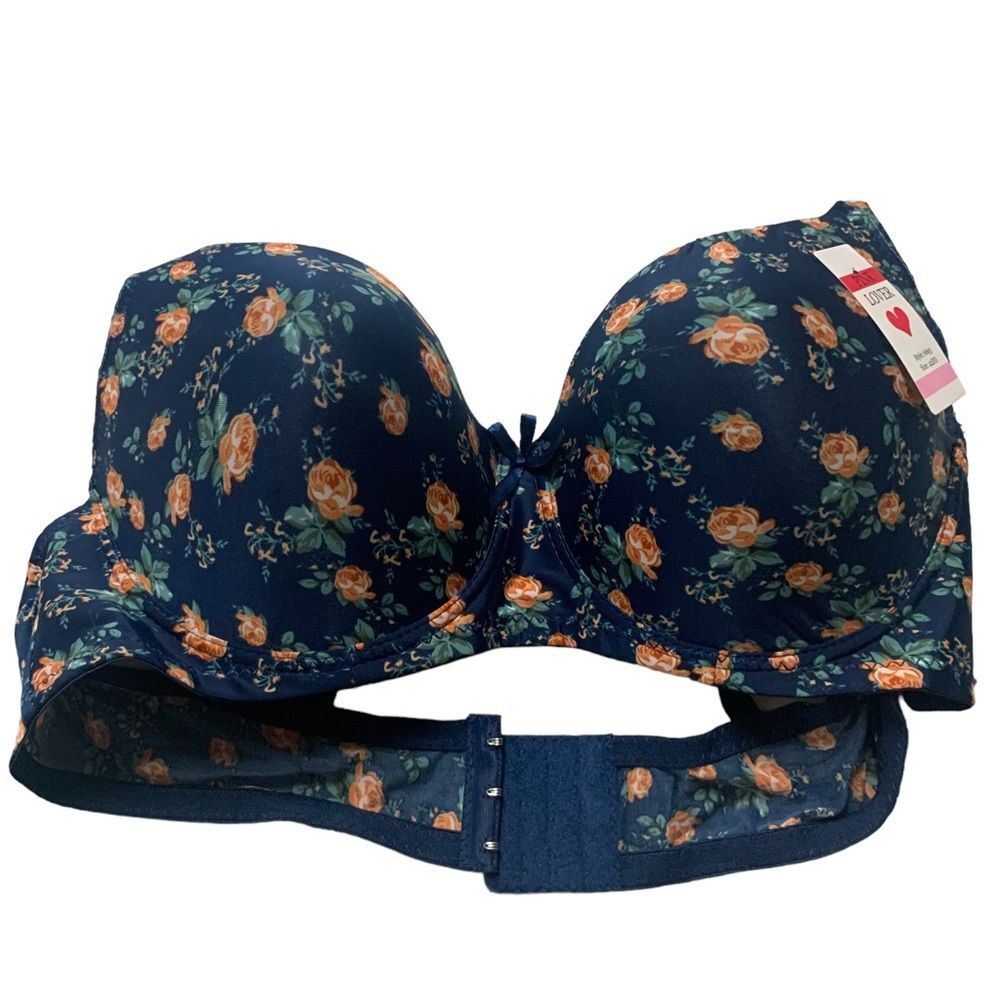 PINK LOVER Rose Garden Push Up Bra